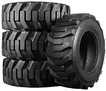 4 pneus mini-chargeur